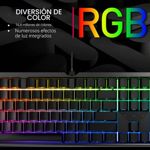 Teclado mecánico para juegos Cherry MX Board 3.0 S cable de aluminio switch rojo 6