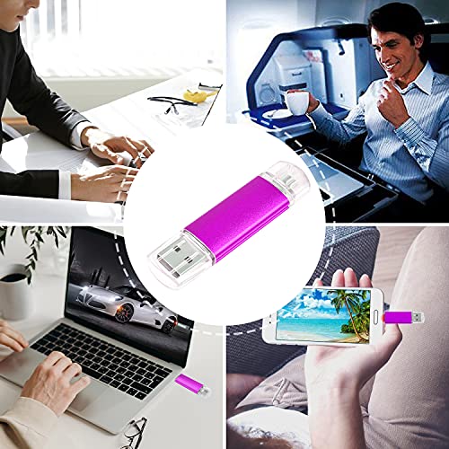 Image of Micro USB Flash Drive 64G OTG Memory Stick for Android Smart Phone, VANSUNY USB Photo Stick Thumb Drive PenDrive for Tablets /Mac /Android Device, Jump Drive Pen Drive for PC (64GB, Pink)