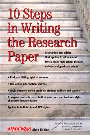 Buy 10 Steps in Writing the Research Paper — BookShops.in