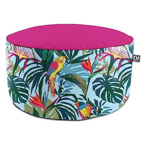 rucomfy Jungle Birds Pouffe for Outdoors Cover