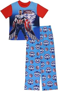 Boys' 2-Piece Loose-fit Set, Superhero Pajamas, Soft & Cute for Kids