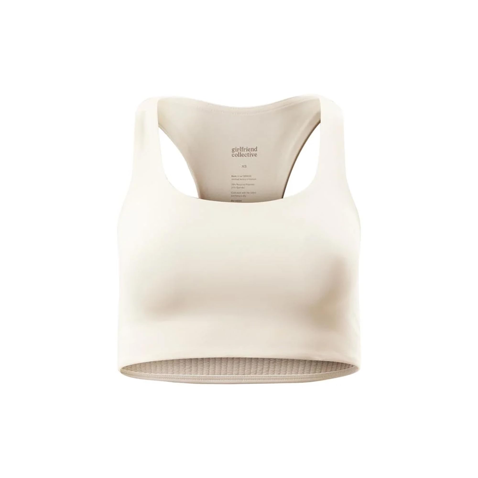 Girlfriend Collective Women's Blanc Sports Bra Paloma