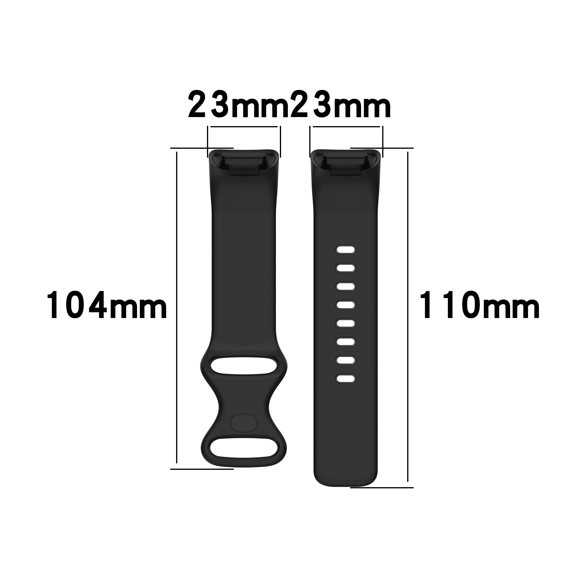 Wownadu Straps Compatible for Fitbit Charge 5 / Charge 6 Strap Men Women,Accessories Sport Silicone Replacement Wristband Steel Blue - Image 4