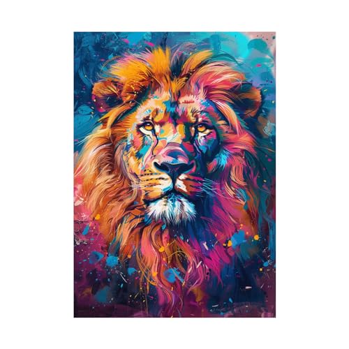 Lienzo decorativo de animales 70x100cm sin marco para salon