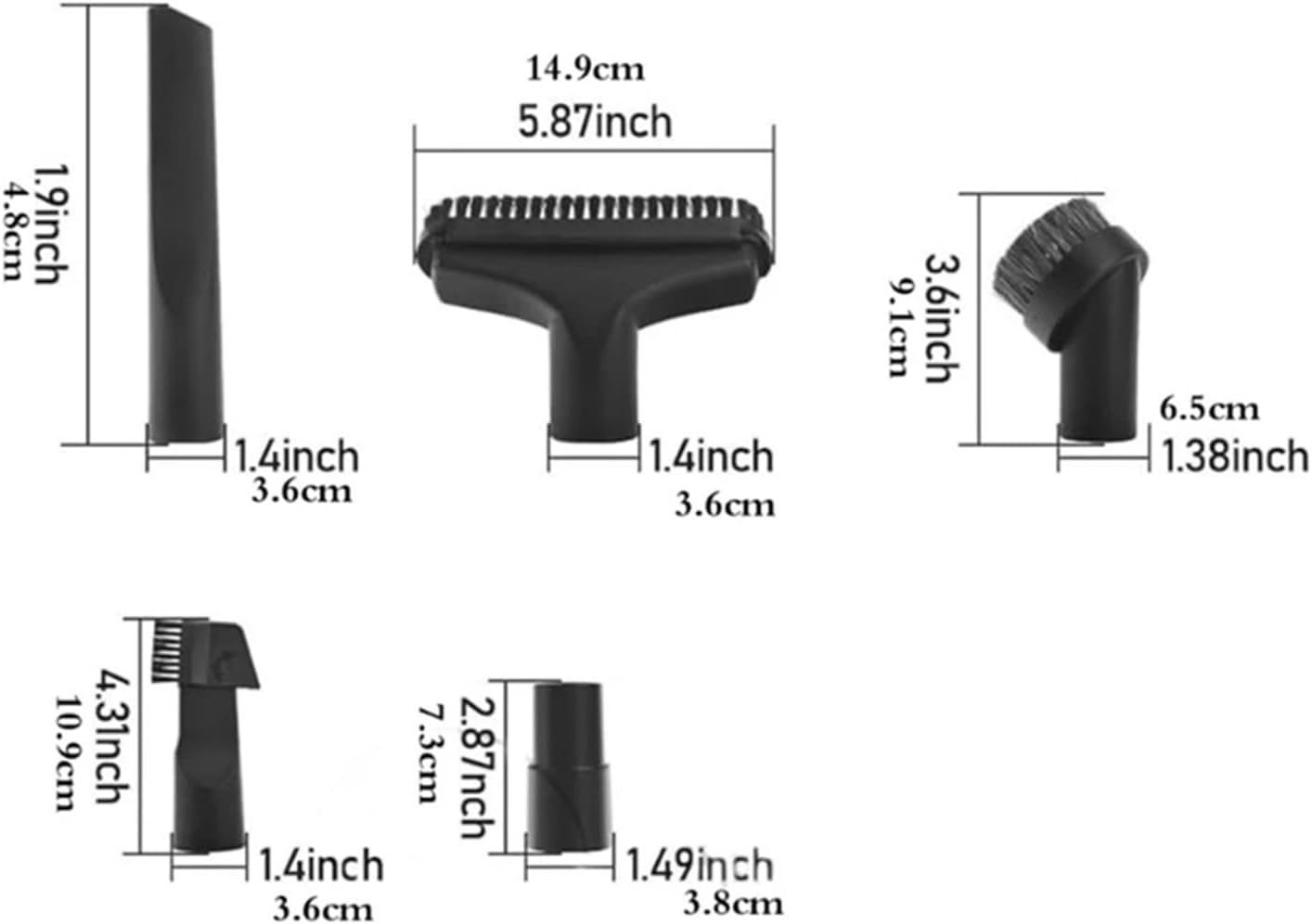 Vacuum Hose Connection Kit,Compatible For Dewalt, 5140128 68 Vacuum DCV580 DCV581H Models Vacuum Cleaner Accessories