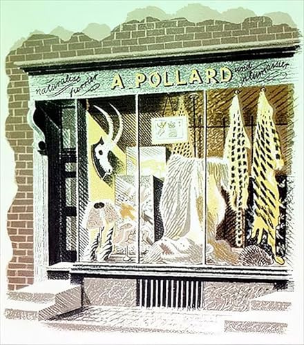 Cuadro de lienzo de alta calidad con la famosa pintura Il Pellicciaio de Eric Ravilious