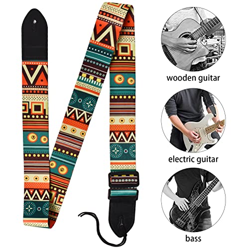 Colexy Sangle de Guitare de style ethnique, Sangle pour ukulélé Ajustable, Bandoulière à Guitare avec extrémités cuir PU… - Les Beatles, Paul McCartney, John Lennon, RIngo Starr, George Harrison Colexy Sangle de Guitare de style ethnique, Sangle pour ukulélé Ajustable, Bandoulière à Guitare avec extrémités cuir PU… – Image 7