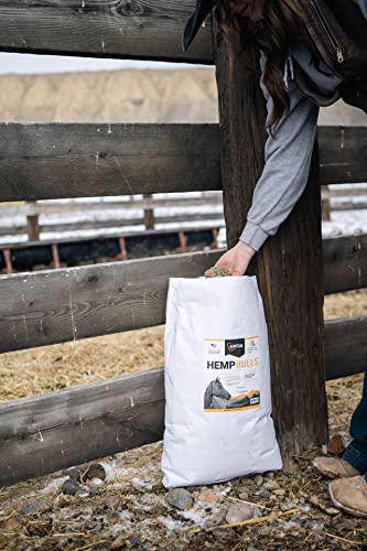 Hemptana Equine Hemp Hulls - Horse Feed Additive For Digestive, Cognitive, & Joint Health - High Protein, High Fiber - Made In The Usa - (10 Lbs) #TOP3