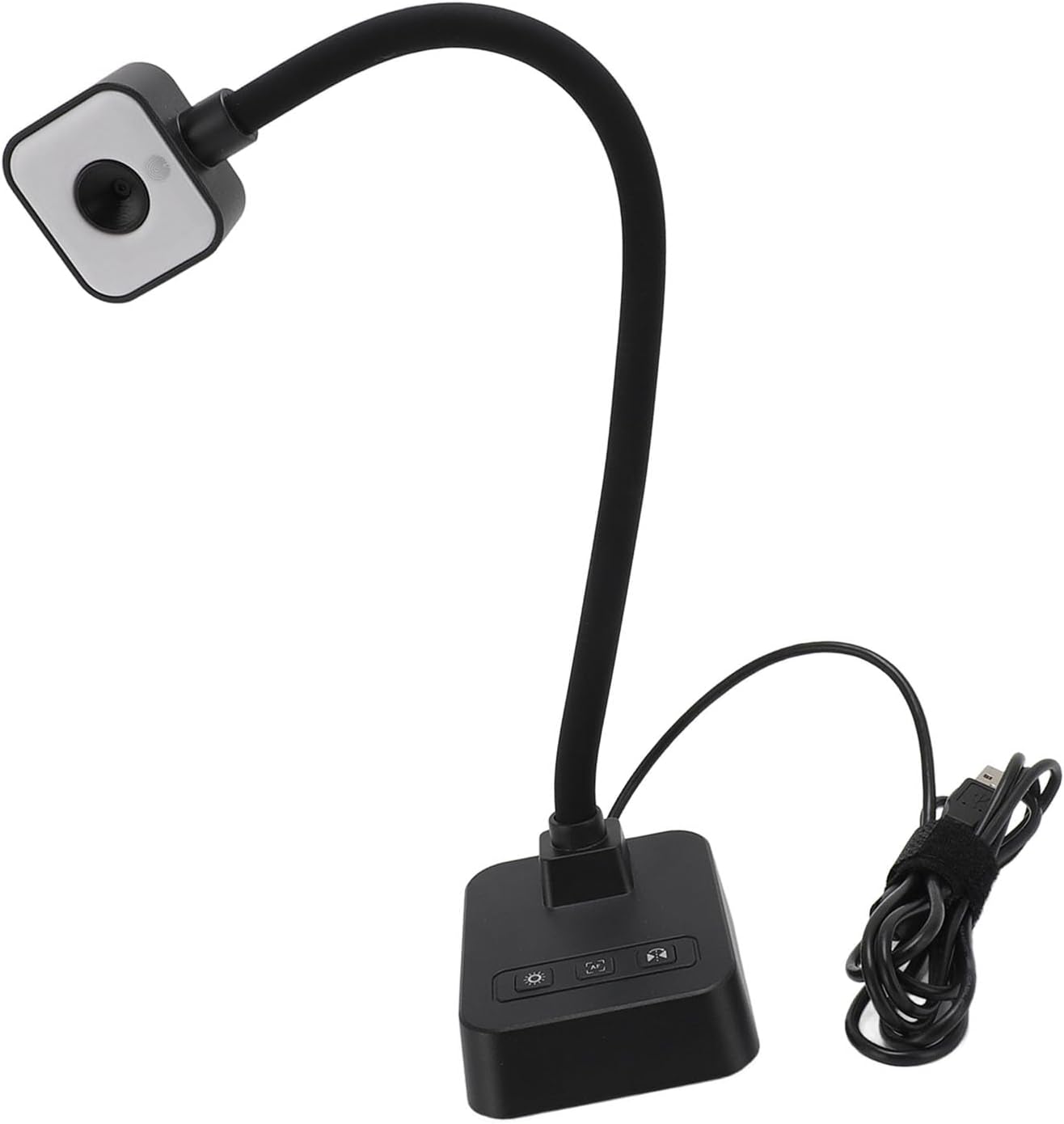 Dpofirs USB Document Camera, Adjustable Hose Auto Focus 13MP DocumentCamera DocumentCamera for Video Conference