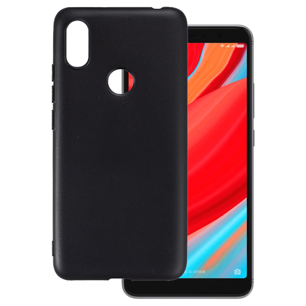 for Xiaomi Redmi S2 Ultra Thin Phone Case, Gel Pudding Soft Silicone Phone Case for Xiaomi Redmi Y2 5.99 inches (Black)