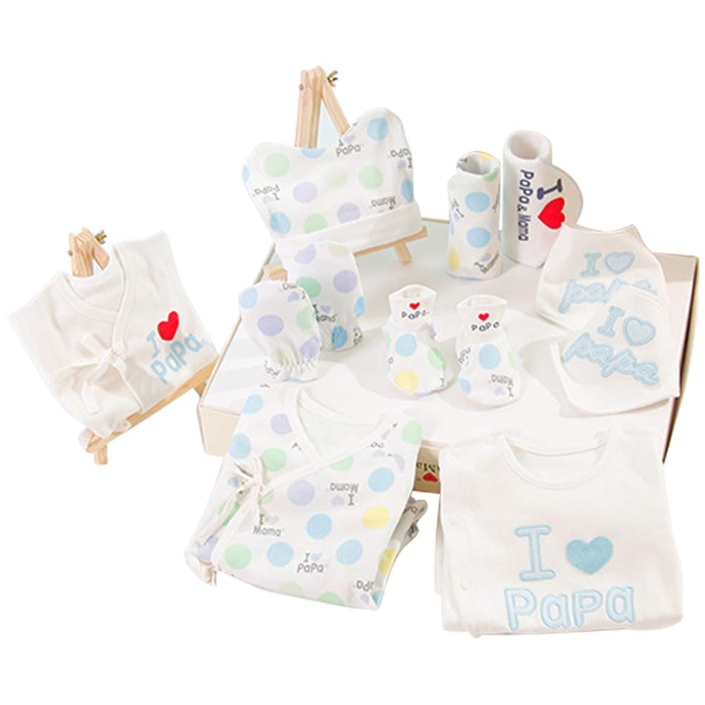 Set Regalo da Prima Infanzia, Pagliaccetti da Neonato Confezione di 10 Pezzi