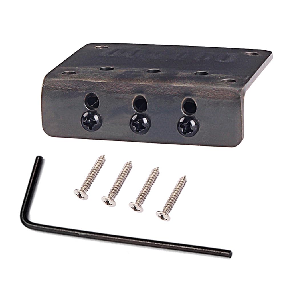 10 set Pratico Ponte per Pianoforte Antiruggine Ponte Cordiera Leggero Resistente all'usura Roller Sella Parti di Chitarra Accessori Basso Ukulele