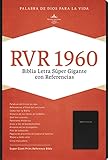 indice en frances  RVR 1960 Biblia Letra Súper Gigante, negro piel fabricada con índice