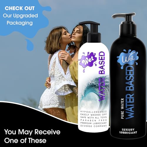 Image of Wet Silver Water-Based Lubricant | Long-Lasting, Original Premium Formula | Vegan, pH-Balanced, Hypoallergenic, Paraben-Free, Non-staining | Lube for Men, Women & Couples, 16 fl oz