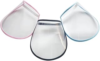 FRCOLOR 3 Pçs Máscara Facial Transparente Máscara Facial Máscara Transparente Máscara De Sol Máscara De Sol Máscara Facial Transparente Guarda Facial Máscara Protetora Transparente Capa