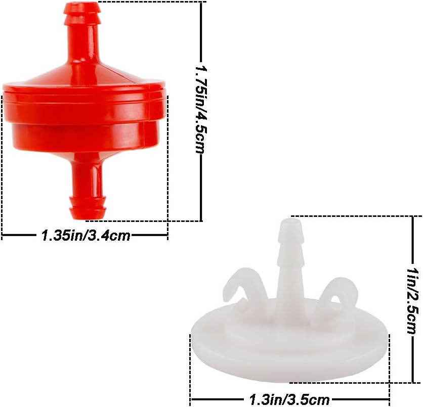 review HUZTL 120-440 Primer Bulb with 44-2750 298090-s Primer Bulb Fuel Filter Primer Line for Toro fit Lawn-Mower and Snow-Blower HSK635 Carburetor 66-7460