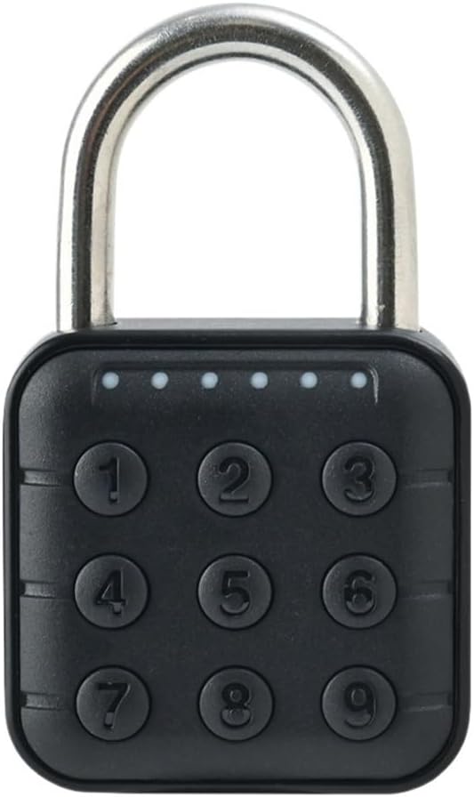 SY12 SY13 Fingerprint Lock Keyless with Tuya APP Waterproof Safety Lock Anti Theft Padlock for Cabinet Backpack Offices Bicycles(SY12 Fingerprint)