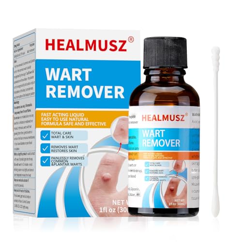 HEALMUSZ Wart Remover- Remover Natural Formula Wart Liquid Designed for Warts-Wart Removal for Plantar Wart,Corns(NDC Code?84010-040-02) (1, Fresh)
