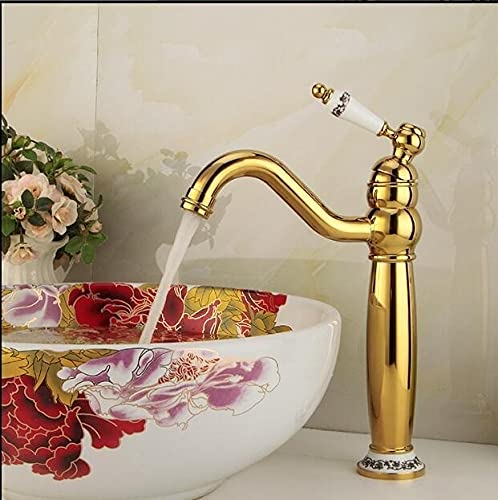 Robinet de lavabo de salle de bain luxe en or rose chic - 2