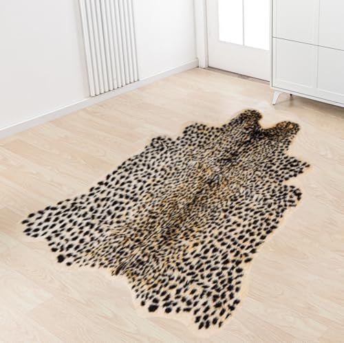 Tapete decorativo con diseño de leopardo 160x201 cm miniatura 5
