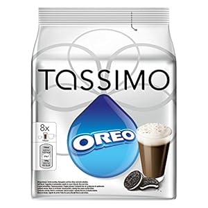 5 X Factory verzegeld Pack Tassimo T-Disc Pods Oreo Cookies Hot Chocolate – 8 porties inclusief Creamer Pods