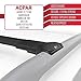 acpar Compatible with Volkswagen Amarok 2010-2016 Cross Bar FLY Model Car Roof Rack Cross Bar 3 BARS BLACK