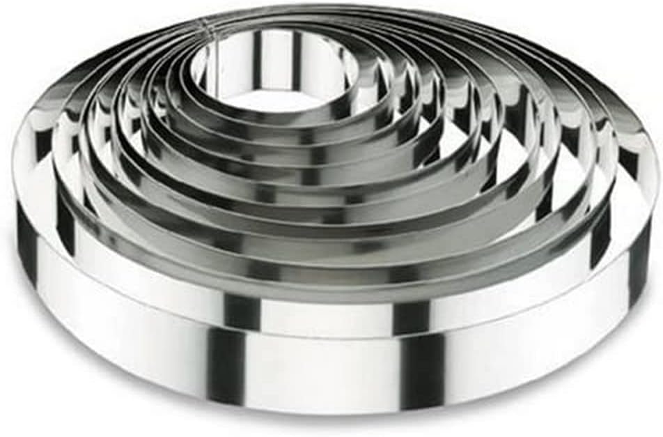Lacor-68618-ROUND Cake Ring 18X6 CM. S/S. 18/10