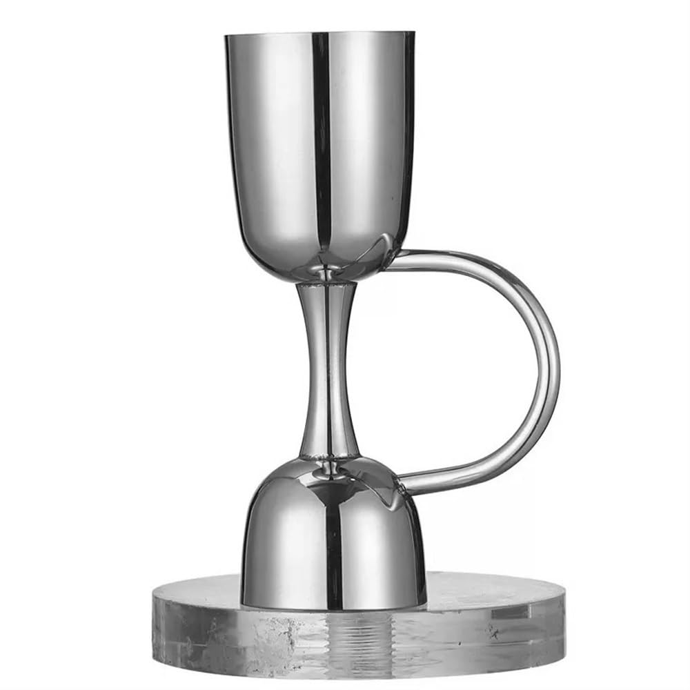 UNbit 25ml 50ml Cocktail Jigger,Double Jigger Stainless W/Handle,Professional Bartenders Tools Shaker