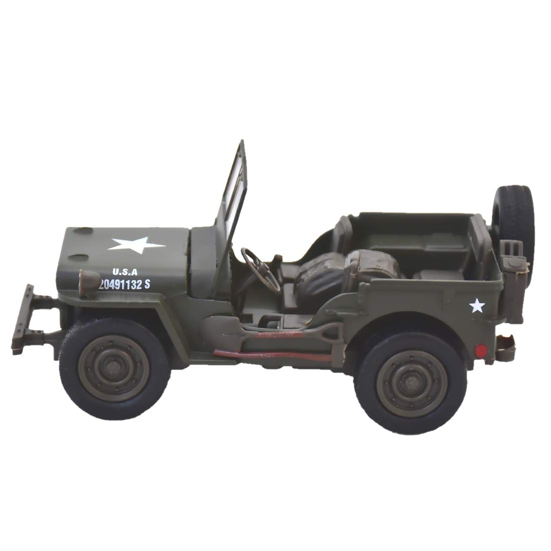 New Ray Auto Da Collezione Jeep Willys 1:32 – Modello Militare Die-Cast Per Collezionisti – Replica Ufficiale Seconda Guerra Mondiale - 3