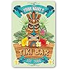 Personalized Tiki Bar Aloha - Unique Tiki Bar Outdoor Patio, Swimming Pool Accessories and Bar Decor, Hawaiian Theme… 5148LH5+4AL. SS100