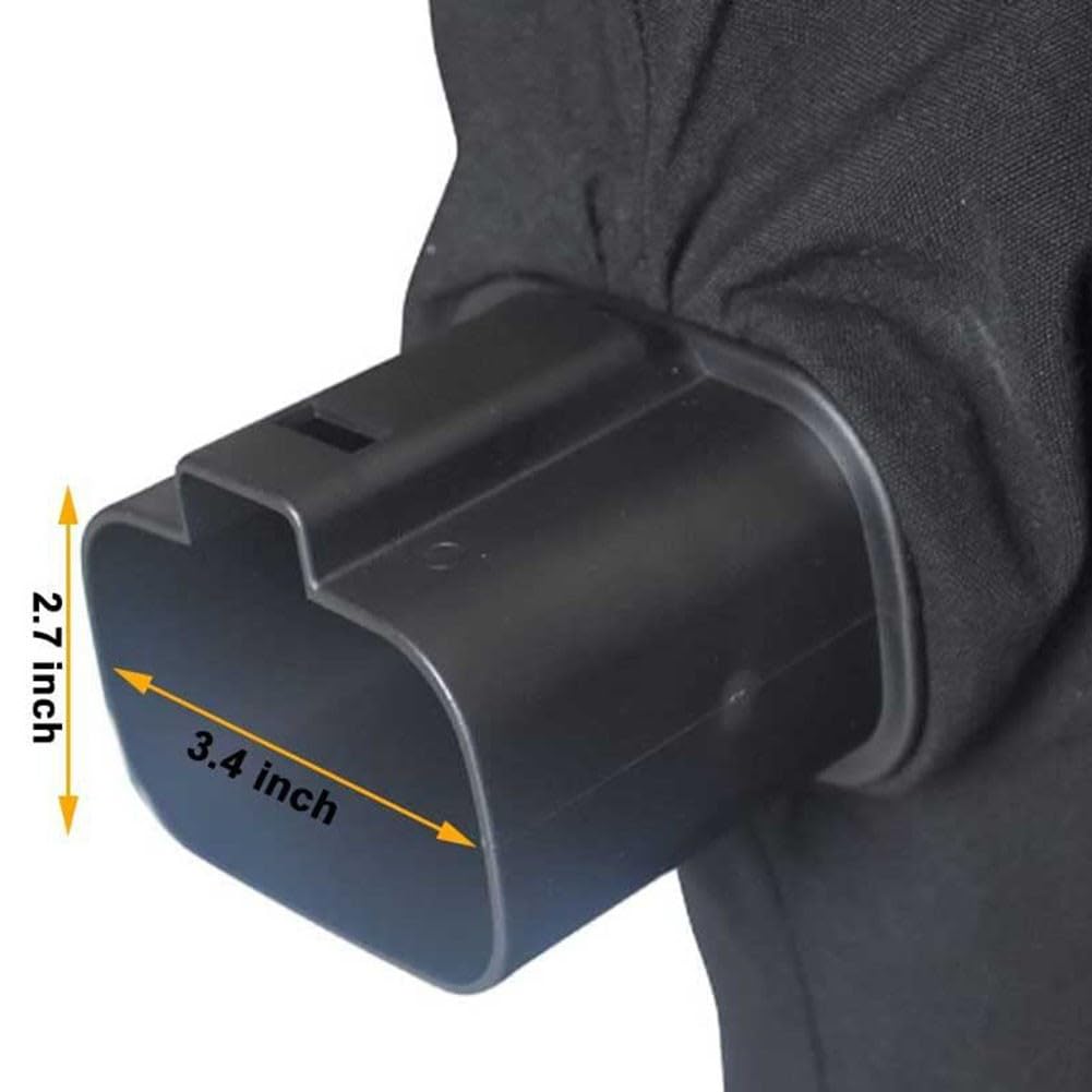 Sac à bandoulière pour souffleur de feuilles 5140125-95 et 5140117-99, tissu robuste + plastique, sangle réglable