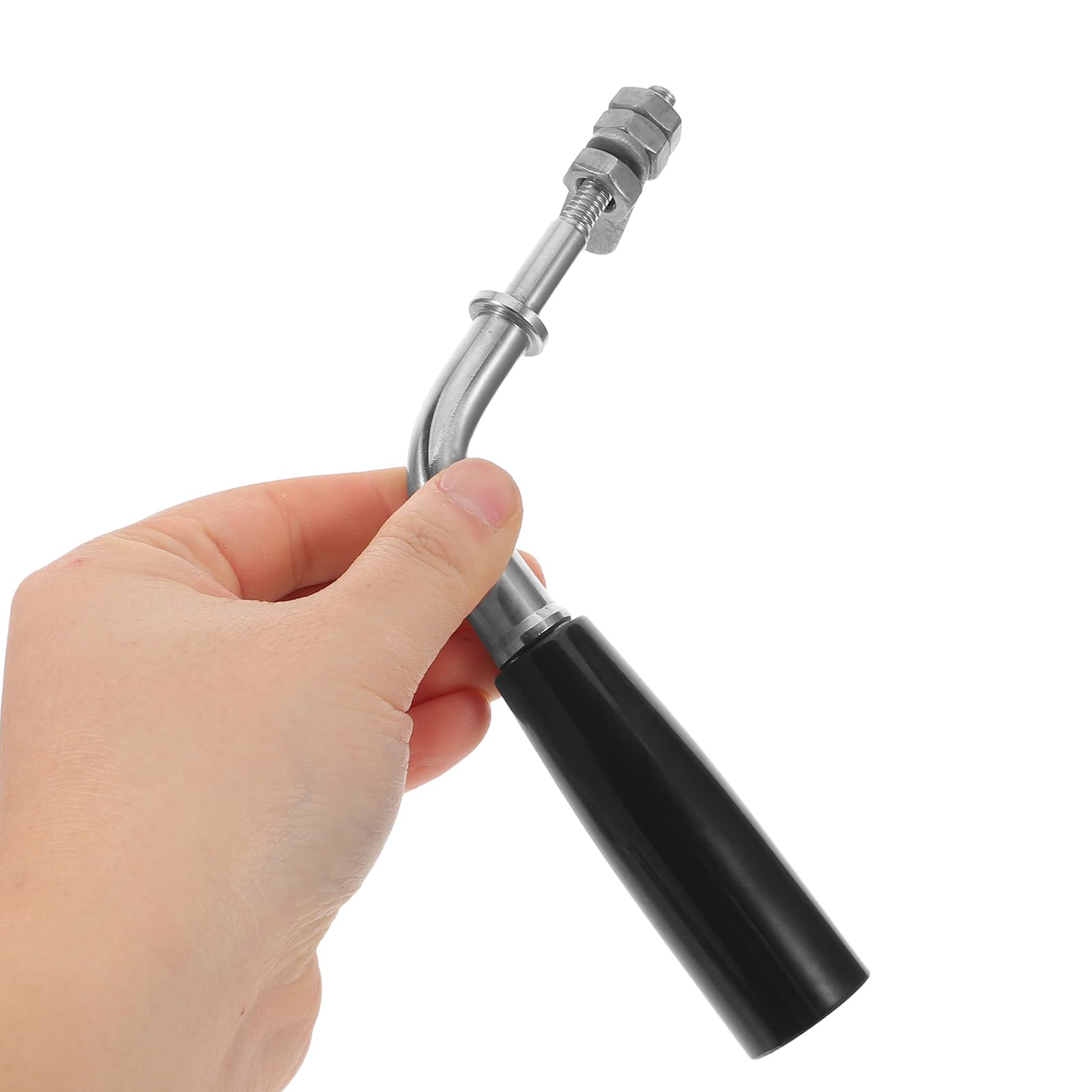 Manija de Puerta de Chimenea Resistente al Calor 16x10x2.5 Cm Metálica Antideslizante para Estufa de Leña, Horno, Caldera y Fogata – Accesorio para Repuesto de Hogar