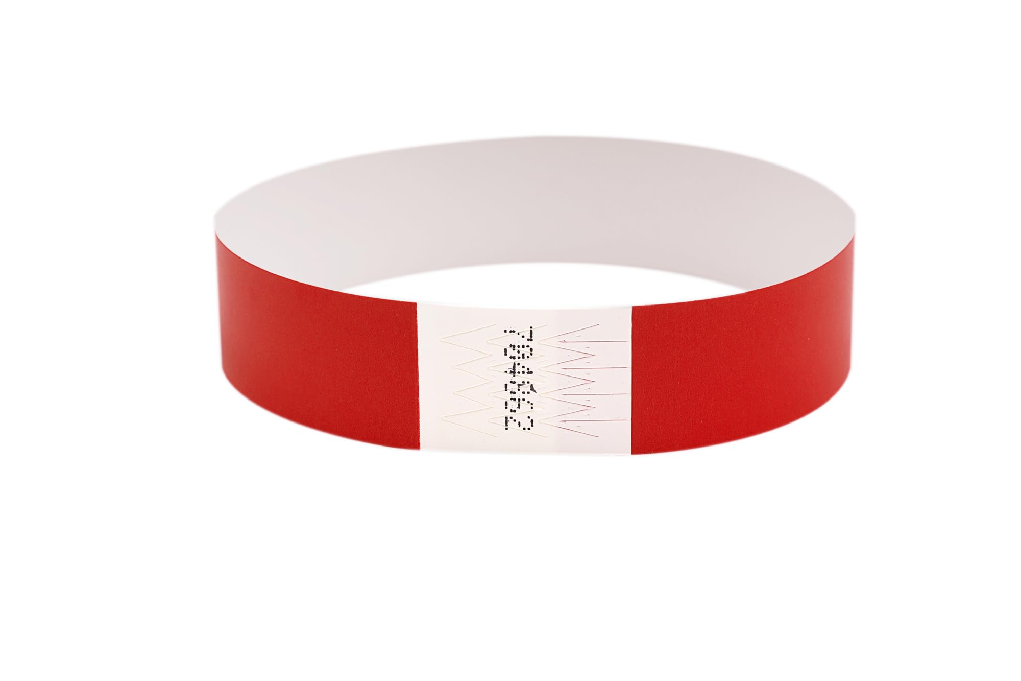 Einlassbändchen Papier - Eintrittsbänder 500 Stück - Einlassbänder - Festival Armbänder - Party Bändchen Einlass Eintritt - eintrittsbändchen - Bänder Club - wristband - Red
