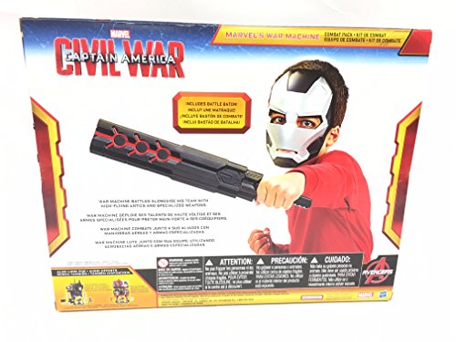 Masque Iron Man et bâton War Machine Civil War Marvel pour jeu d'imitation - 3
