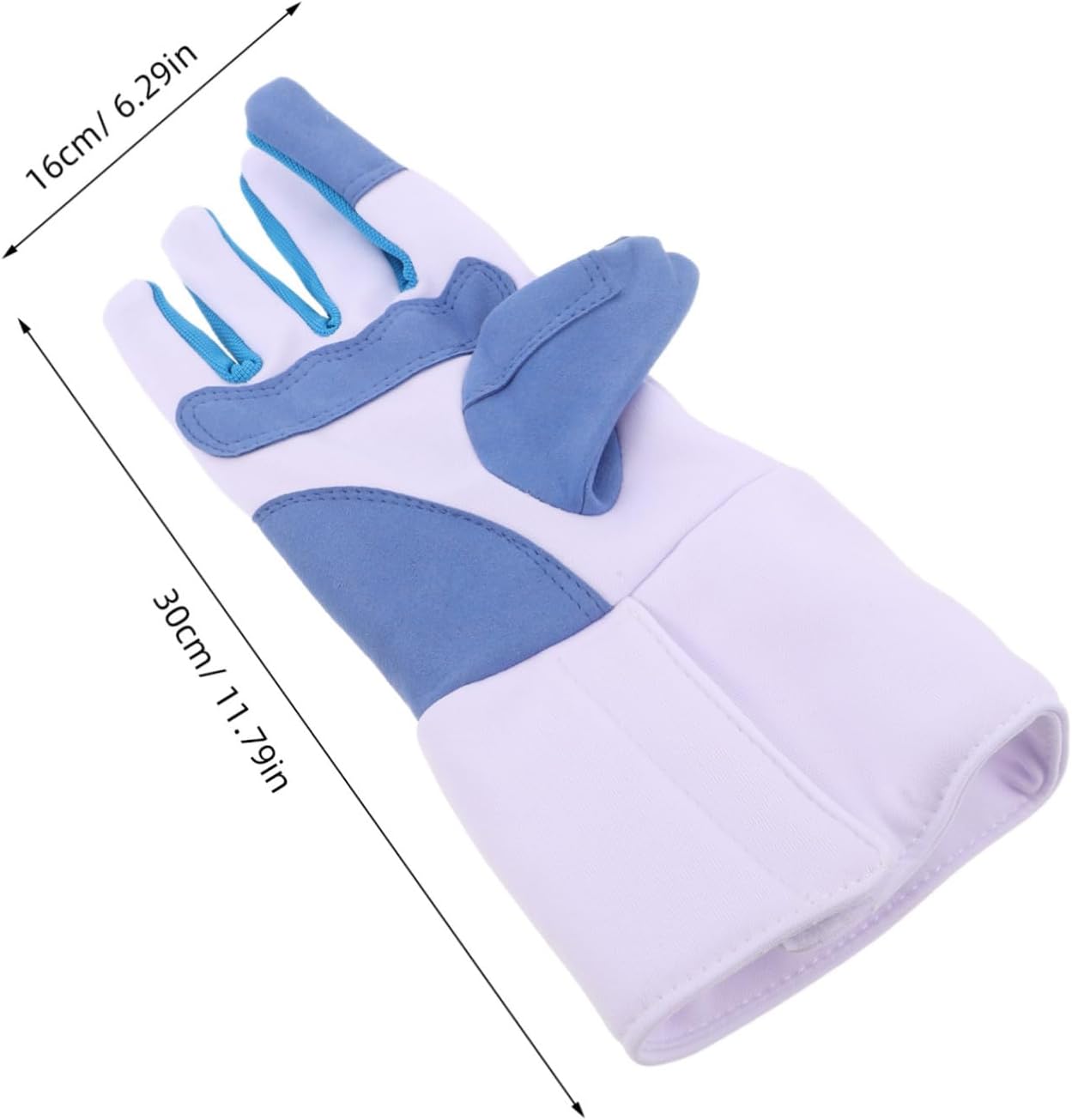 Professional Fencing Training Gloves for Epee, Padded Nylon Grip Protection