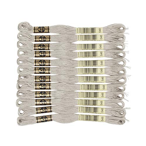 Image of DMC 6-Strand Embroidery Cotton Floss, Light Beaver Grey