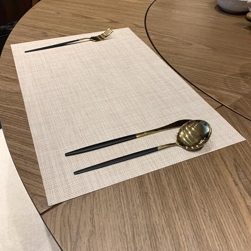 Kit Jogo Americano C/ 6 Pçs - Oferta (Marrom Claro)