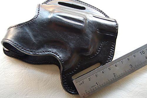 Leather Belt Owb Holster for colt,Smith Wesson 38 Special Snub Nose (R.H)