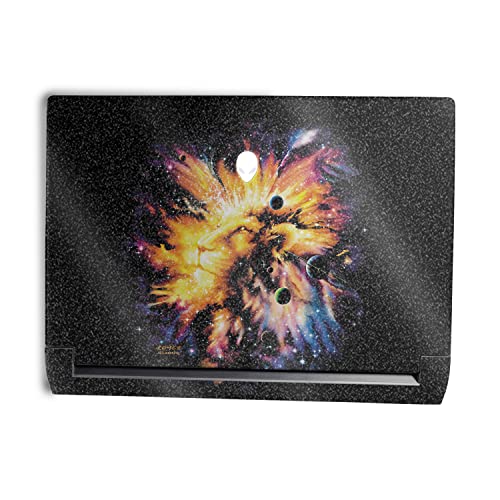 MightySkins Glossy Glitter Skin Compatible with Alienware M15 R7 (2022) Full Wrap Kit - Leo Galaxy | Protective, Durable High-Gloss Glitter Finish | Easy to Apply & Change Styles | Made in The USA