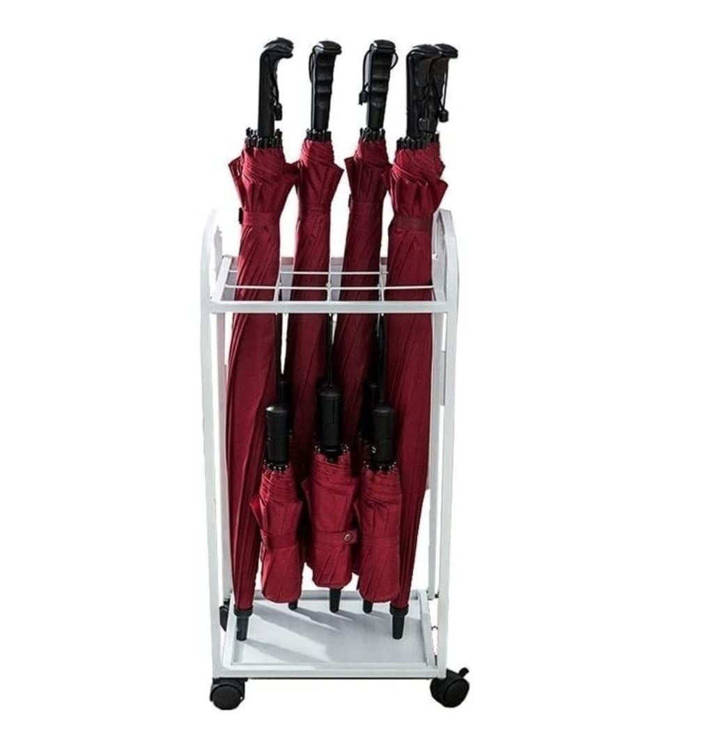 Porte-parapluies pour éviter les sols mouillés, rangement en fer forgé stable à 12 trous