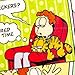 Garfield and Jon Comic Strip Panels Fleece Sherpa Throw Blanket | Soft Polyester Cover for Sofa, Bed | 50 x 60 Inches