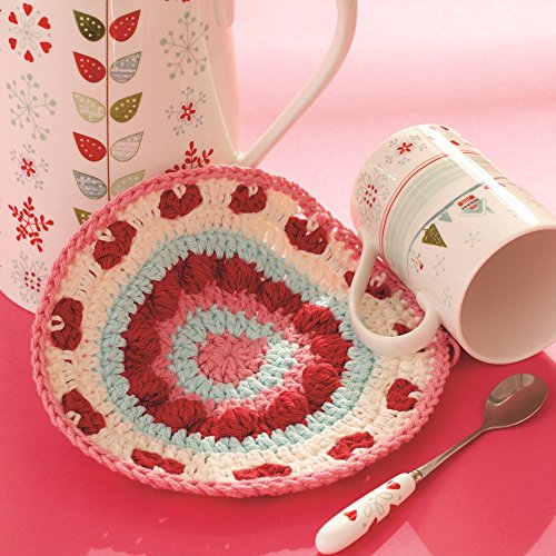 Image of Lily Sugar 'N Cream The Original Solid Yarn, 2.5oz, Medium 4 Gauge, 100% Cotton - Country Red - Machine Wash & Dry