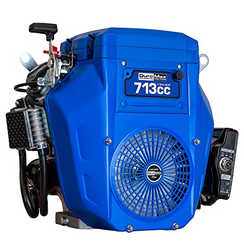 DuroMax XP23HPE 713cc 1-Inch Horizontal Shaft V-Twin Electric Start Gas Powered Multi-Use Engine