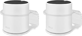 Wall Mount for TP-Link Deco X55, Acrylic Mount for Deco x55 X20 X60 X68 WiFi 6 (AX3000,AX1800,AX3000,AX3600) WiFi System, Enlarging Coverage (2 Pack)
