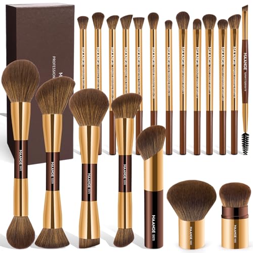 MAANGE 20 Pc Makeup Brushes Gift Box