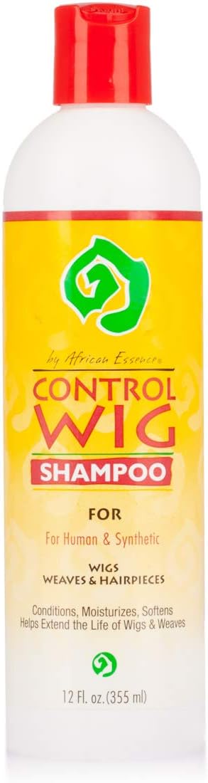 African Essence Control Wig Shampoo for Human and Synthetic Hair (12 Oz)