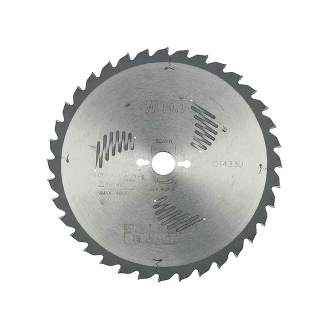DEWALT DT4330-QZ Hoja para Saw Circular Estacionaria 305x30mm 36D for DIYers & Professionals, Made for Cutting and Finishing Jobs, Single Unit