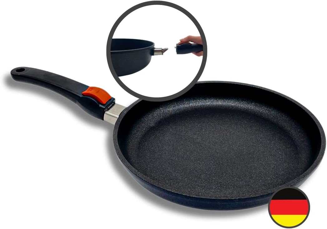 SKK, Deep Frypan Frying Pan Induction Detachable Handle Series 5 Handcast Durit 20x5.5cm
