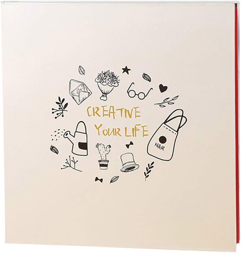 赤ちゃんのためのフォトアルバムブック フォトアルバム小さなdiyペーストアルバム結婚記念日スクラップブックpho 品質検査済