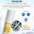 Max Water 5 Micron 20 x 4.5 Whole House Water Filter Cartridges - 20" Polypropylene Sediment, CTO Carbon Block Replacement Filter Set of 4 Compatible with WGB22B